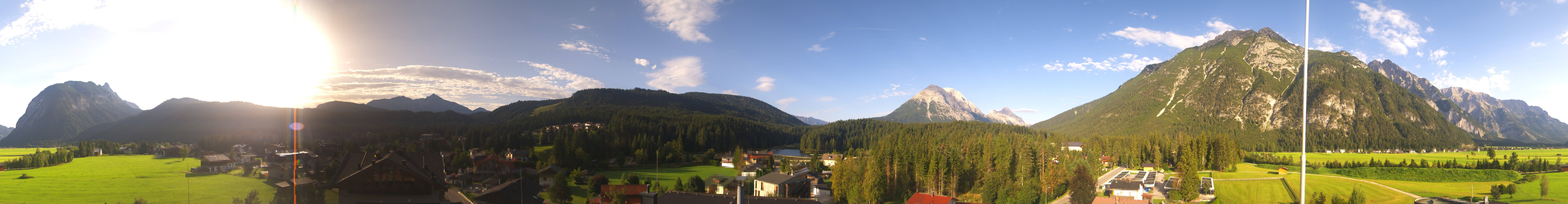 Archiv Foto Webcam Rundblick Leutasch