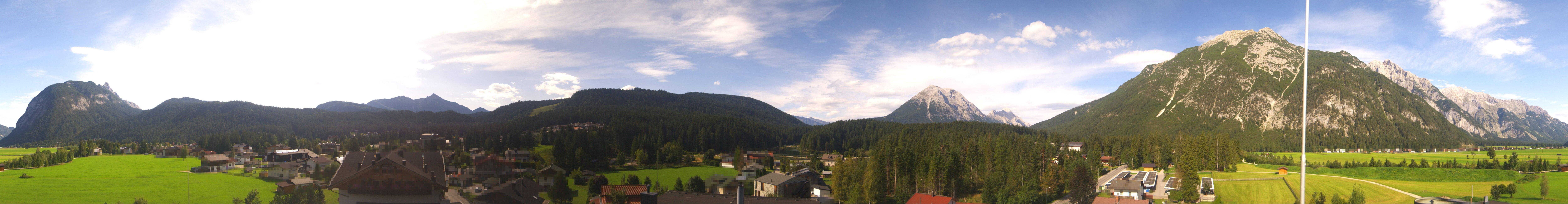 Archiv Foto Webcam Rundblick Leutasch