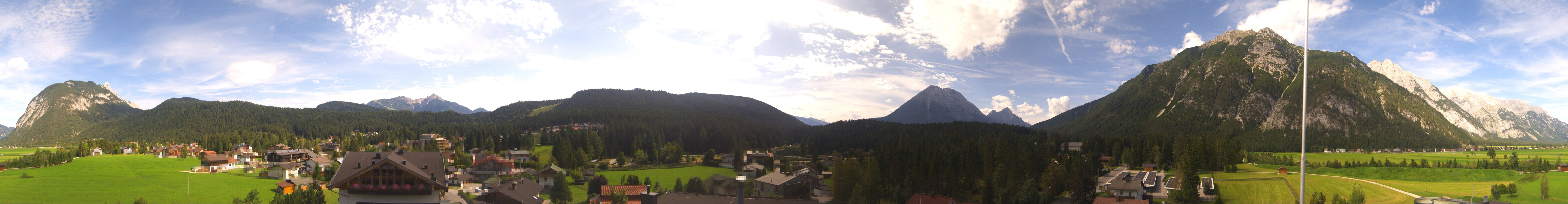 Archiv Foto Webcam Rundblick Leutasch
