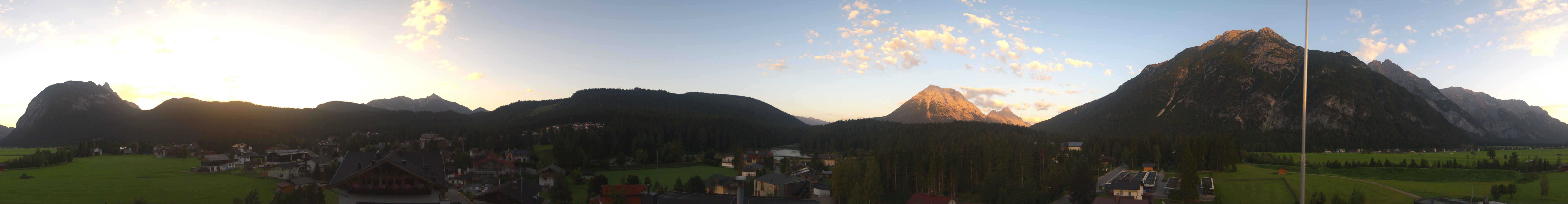 Archiv Foto Webcam Rundblick Leutasch