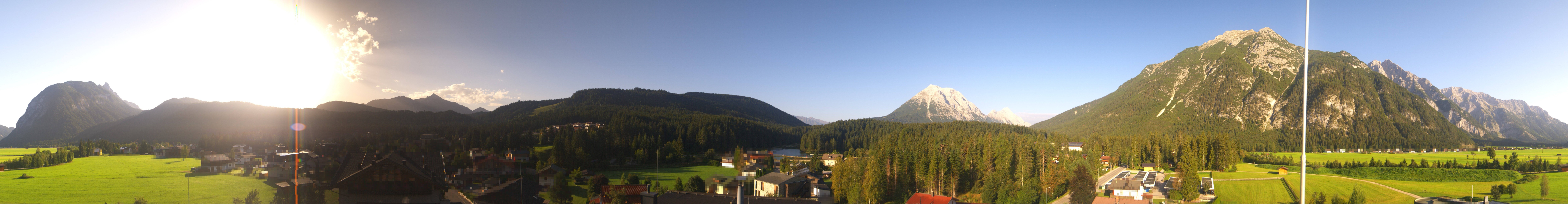 Archiv Foto Webcam Rundblick Leutasch