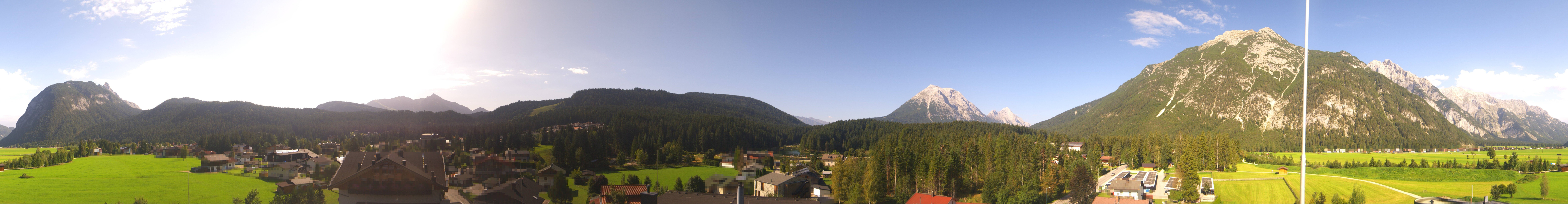 Archiv Foto Webcam Rundblick Leutasch