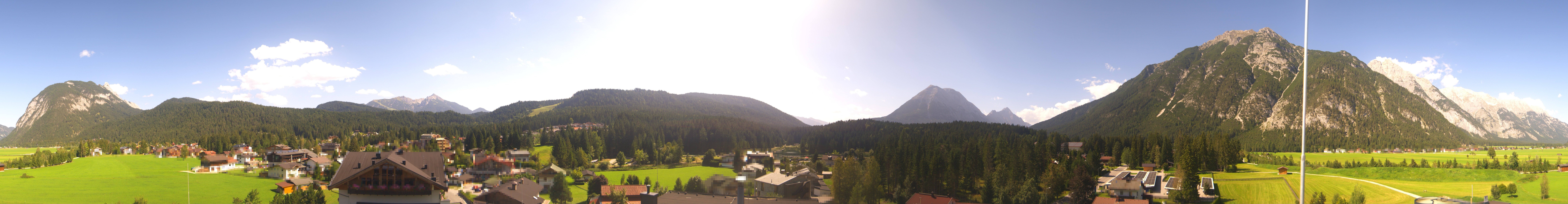 Archiv Foto Webcam Rundblick Leutasch