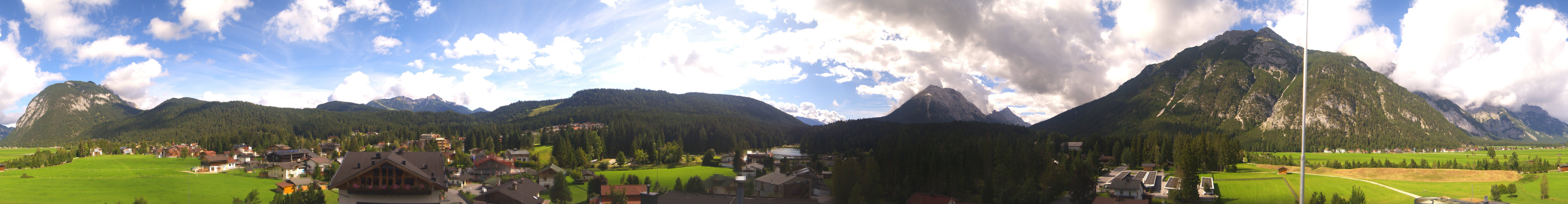 Archiv Foto Webcam Rundblick Leutasch