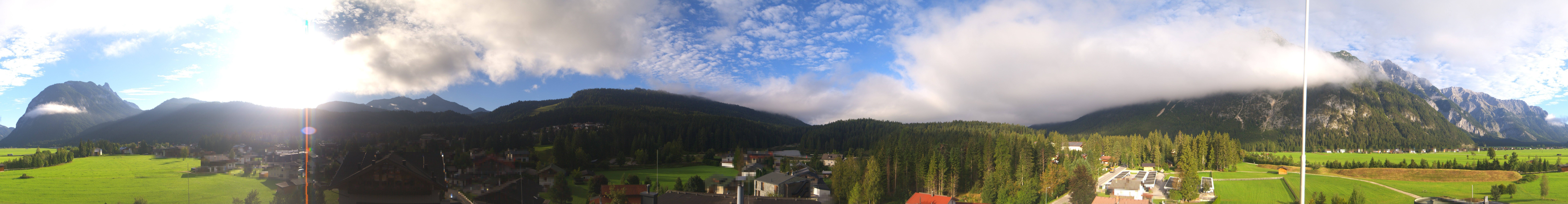 Archiv Foto Webcam Rundblick Leutasch