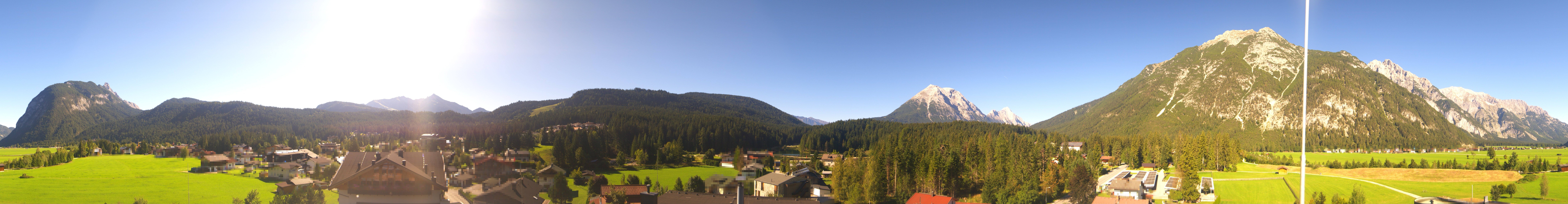 Archiv Foto Webcam Rundblick Leutasch