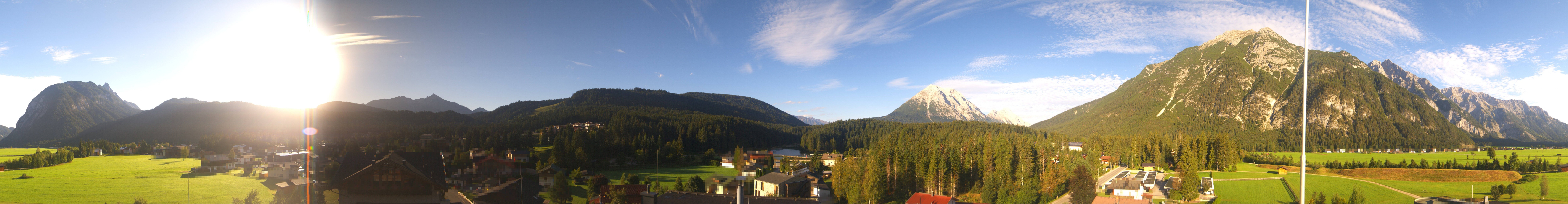 Archiv Foto Webcam Rundblick Leutasch
