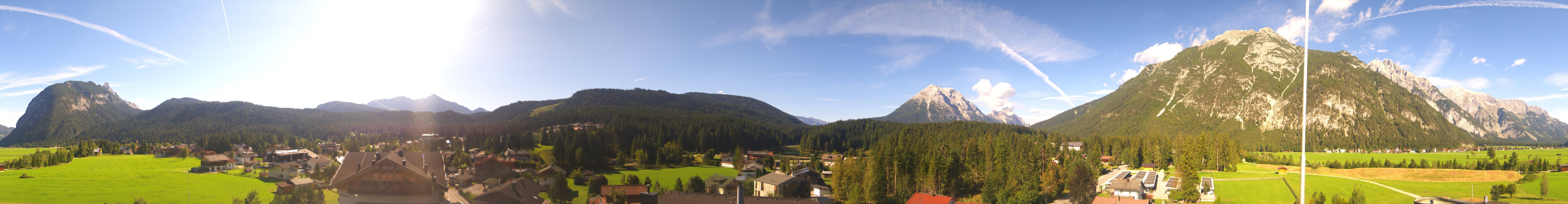 Archiv Foto Webcam Rundblick Leutasch