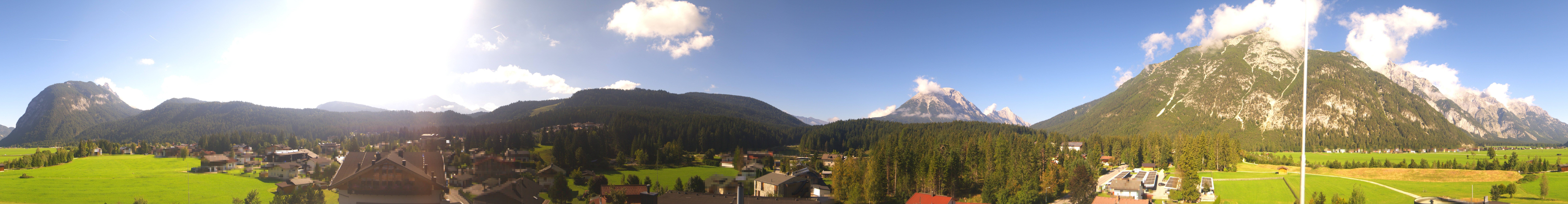 Archiv Foto Webcam Rundblick Leutasch