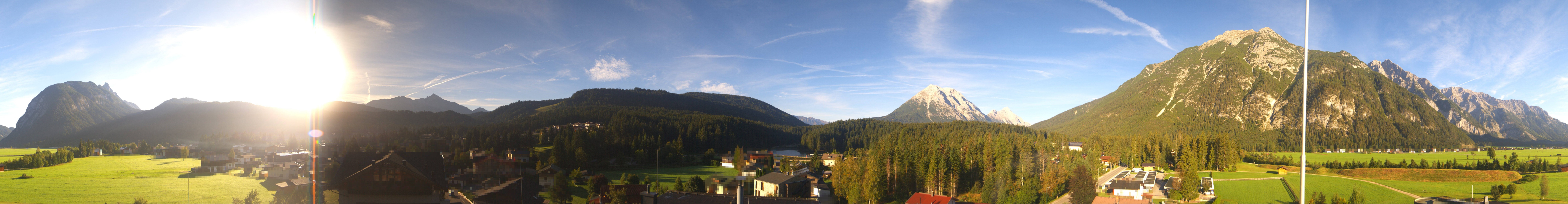 Archiv Foto Webcam Rundblick Leutasch