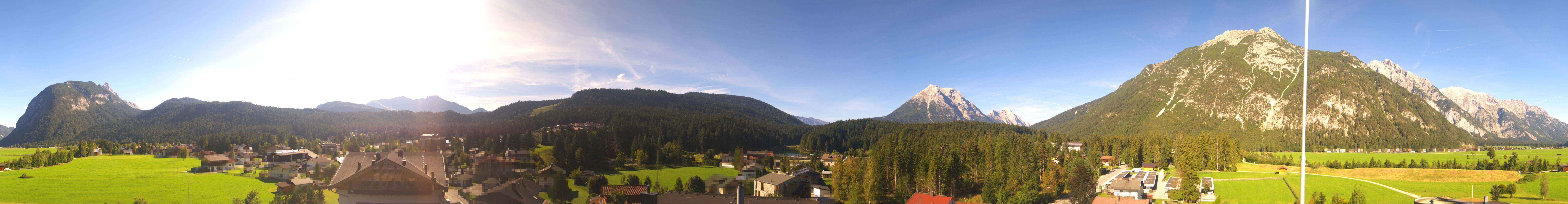 Archiv Foto Webcam Rundblick Leutasch