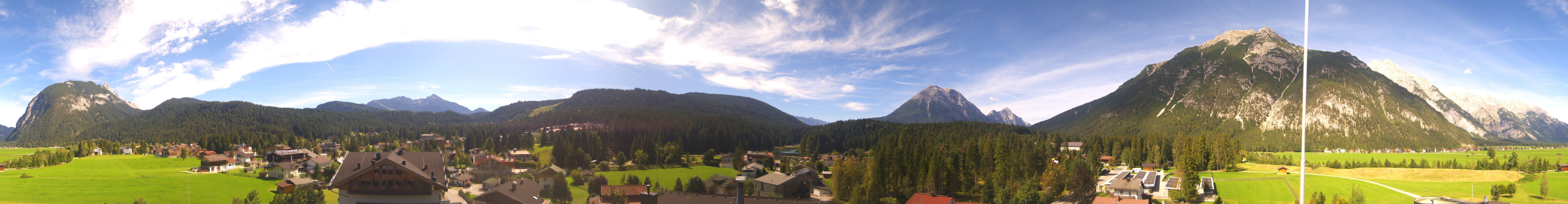 Archiv Foto Webcam Rundblick Leutasch