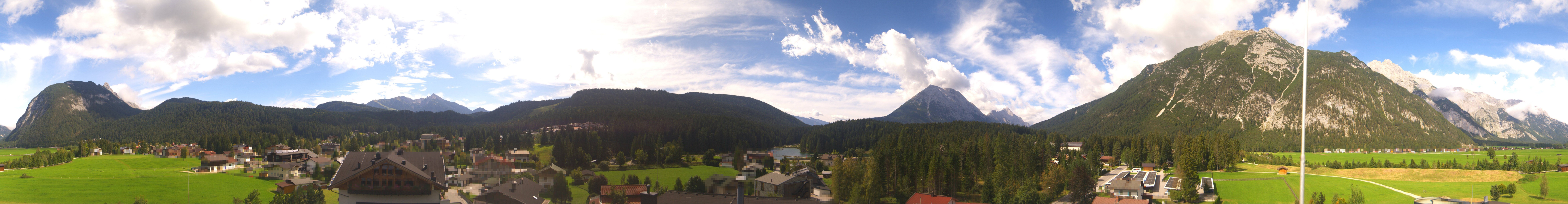 Archiv Foto Webcam Rundblick Leutasch