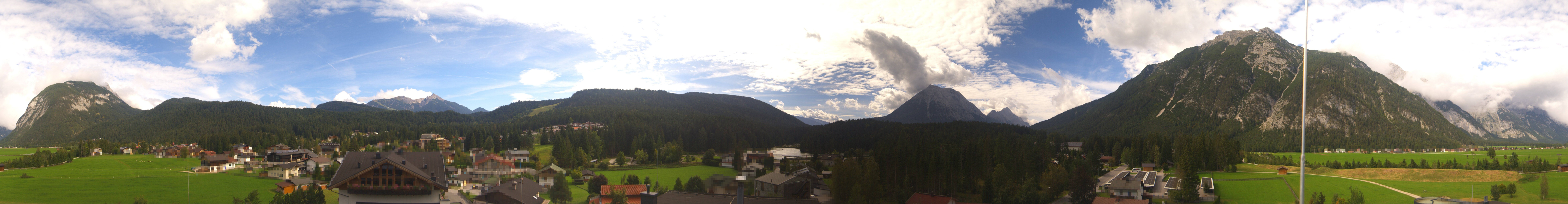 Archiv Foto Webcam Rundblick Leutasch