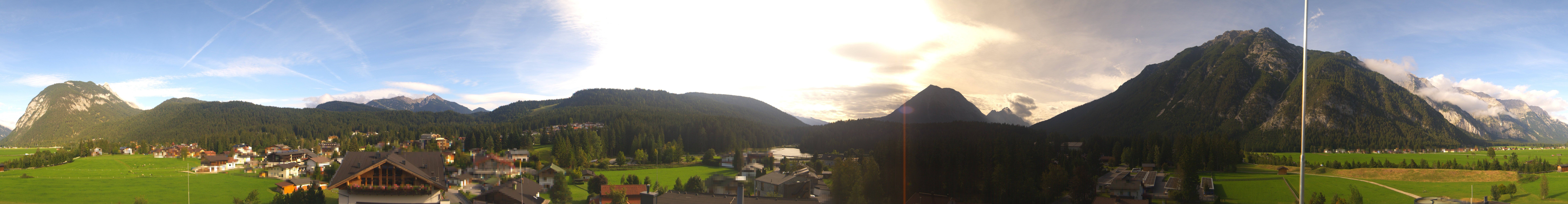 Archiv Foto Webcam Rundblick Leutasch