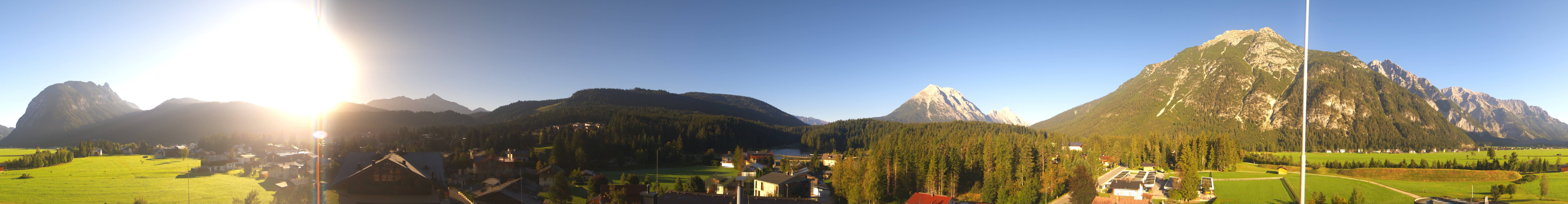 Archiv Foto Webcam Rundblick Leutasch