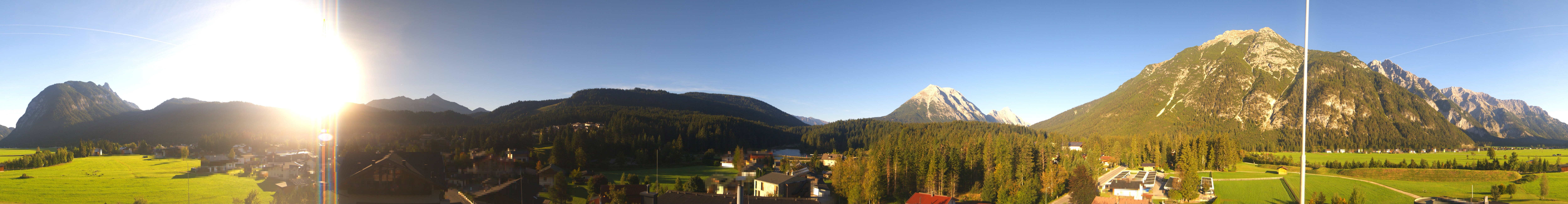 Archiv Foto Webcam Rundblick Leutasch