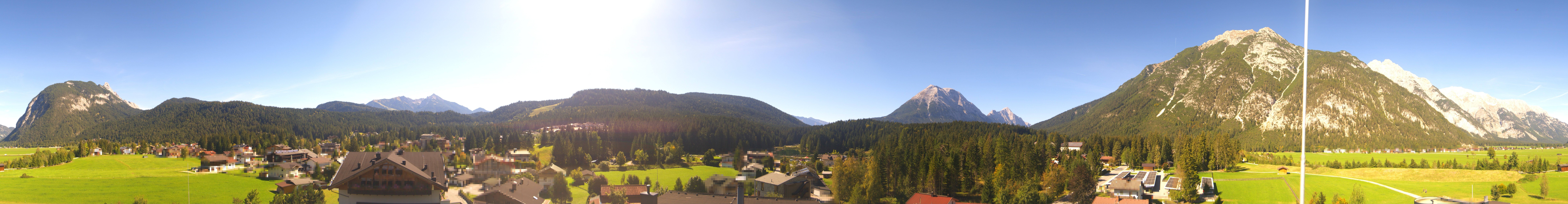 Archiv Foto Webcam Rundblick Leutasch