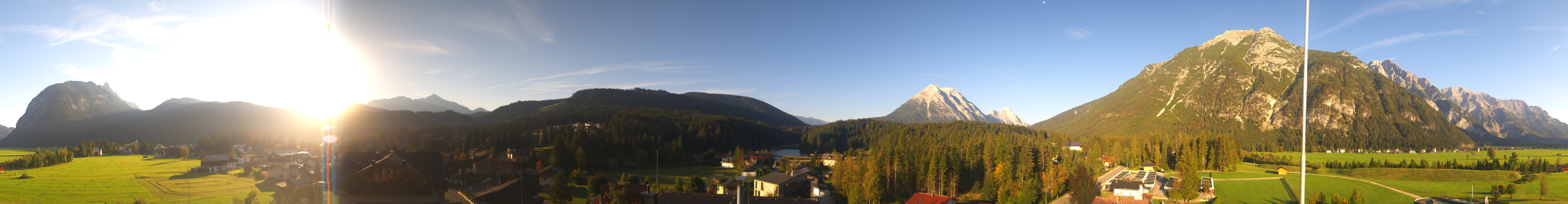 Archiv Foto Webcam Rundblick Leutasch