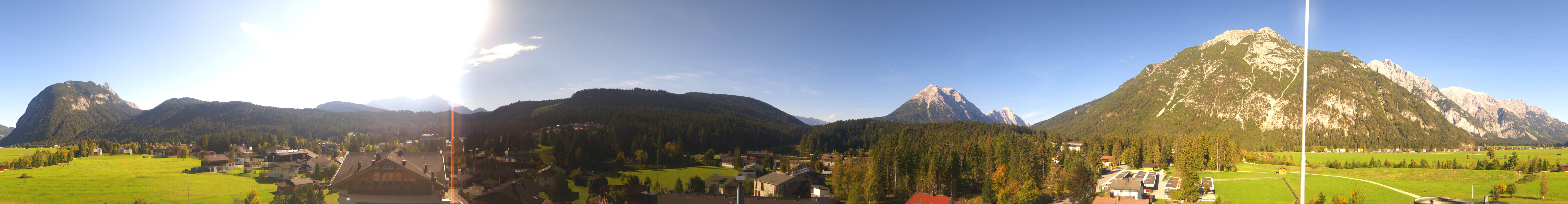 Archived image Webcam Leutasch Panorama
