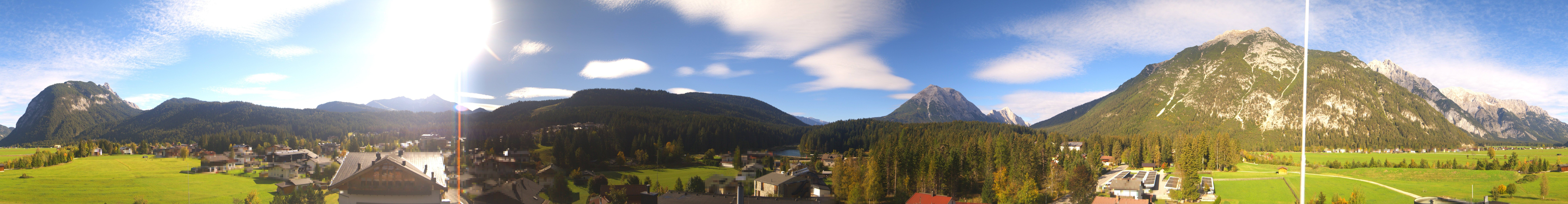 Archiv Foto Webcam Rundblick Leutasch