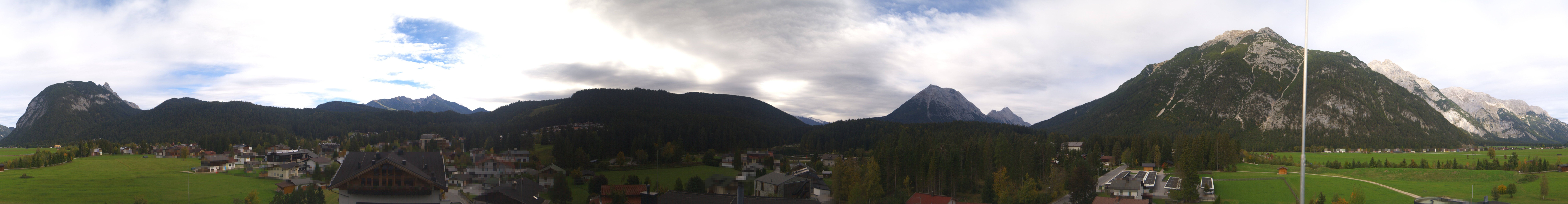 Archiv Foto Webcam Rundblick Leutasch