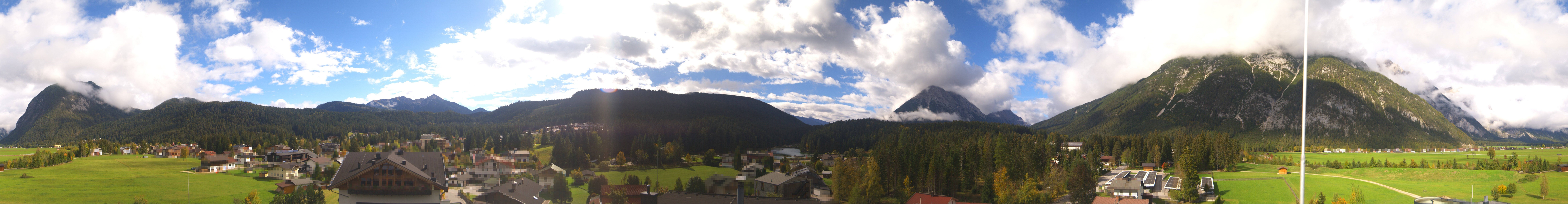 Archiv Foto Webcam Rundblick Leutasch