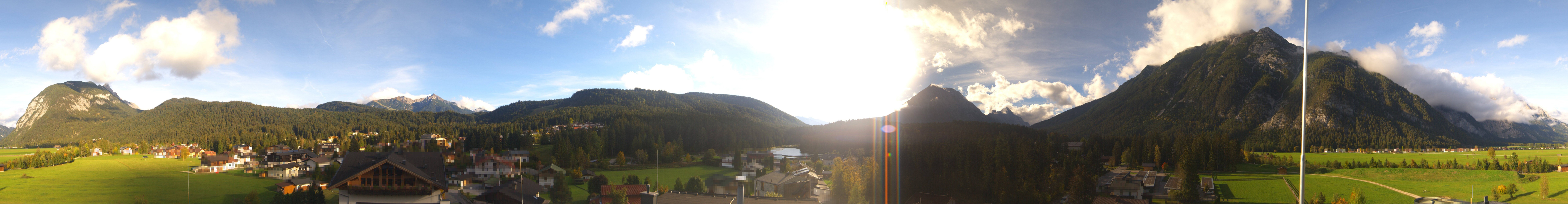 Archiv Foto Webcam Rundblick Leutasch