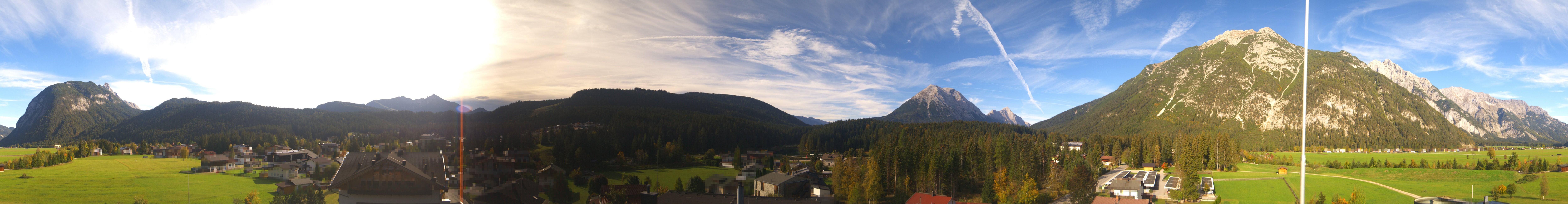 Archiv Foto Webcam Rundblick Leutasch