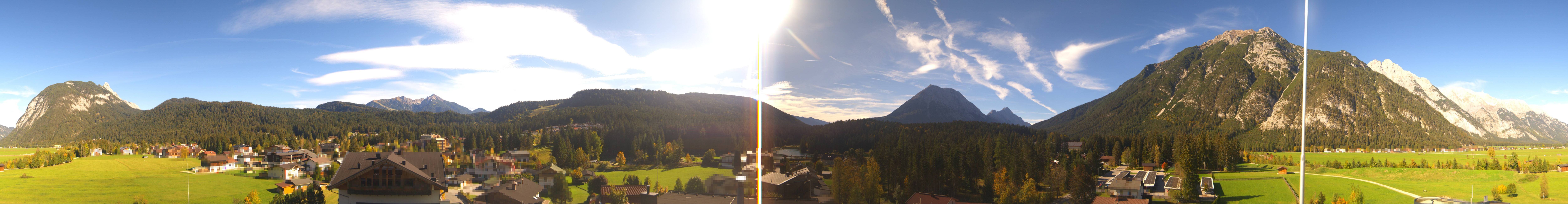 Archiv Foto Webcam Rundblick Leutasch