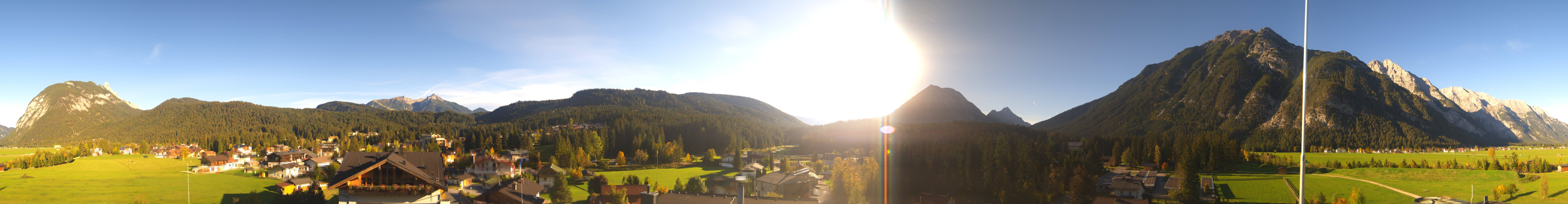 Archiv Foto Webcam Rundblick Leutasch