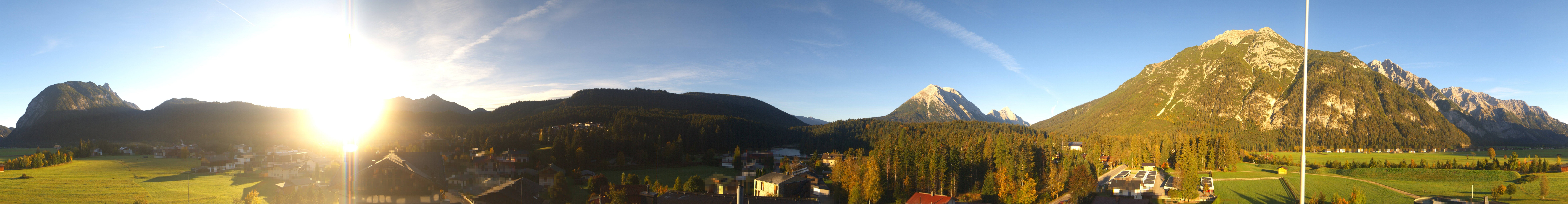 Archiv Foto Webcam Rundblick Leutasch