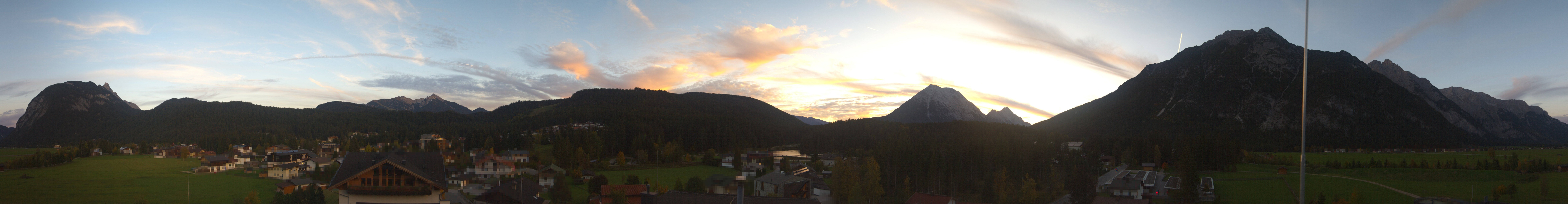 Archiv Foto Webcam Rundblick Leutasch