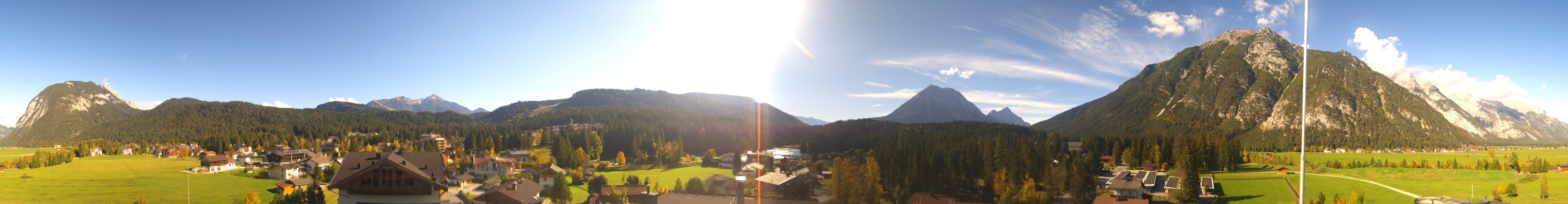 Archiv Foto Webcam Rundblick Leutasch