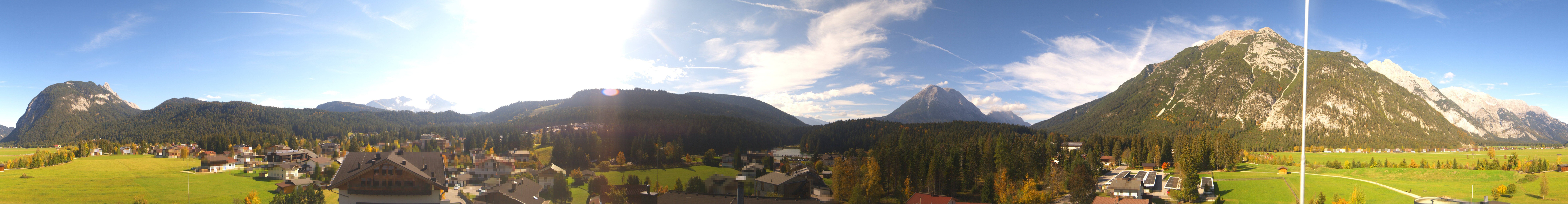 Archiv Foto Webcam Rundblick Leutasch