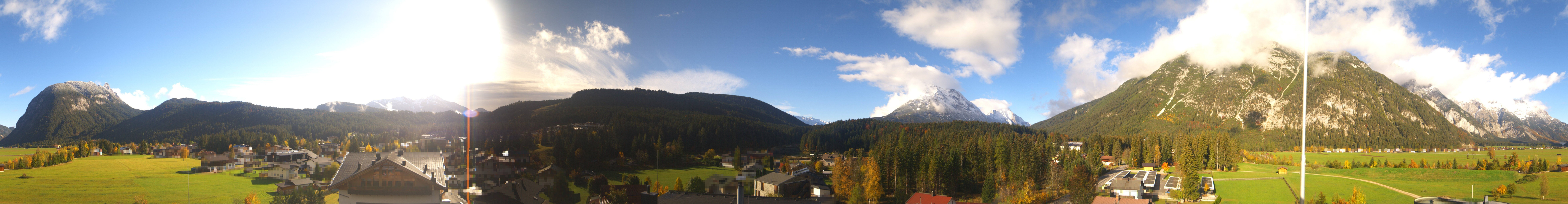 Archiv Foto Webcam Rundblick Leutasch