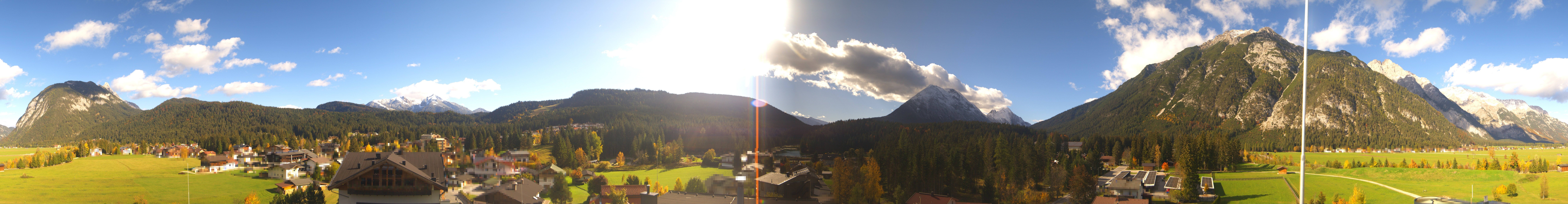 Archiv Foto Webcam Rundblick Leutasch