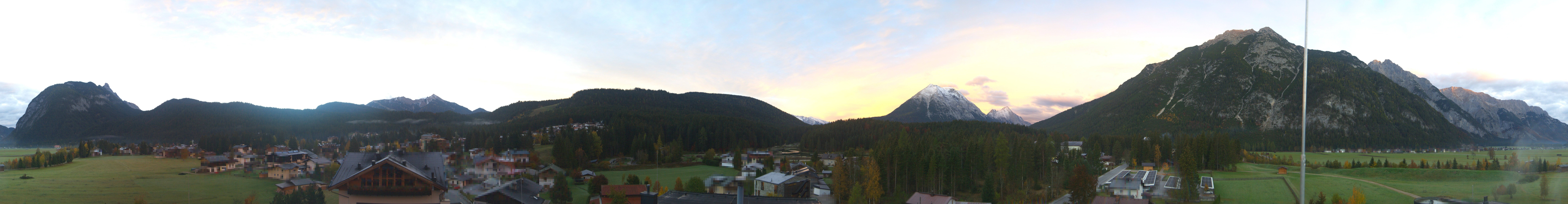 Archiv Foto Webcam Rundblick Leutasch