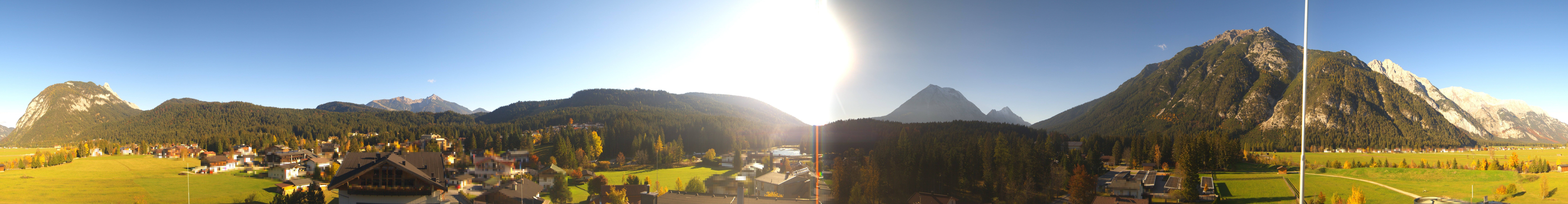 Archiv Foto Webcam Rundblick Leutasch