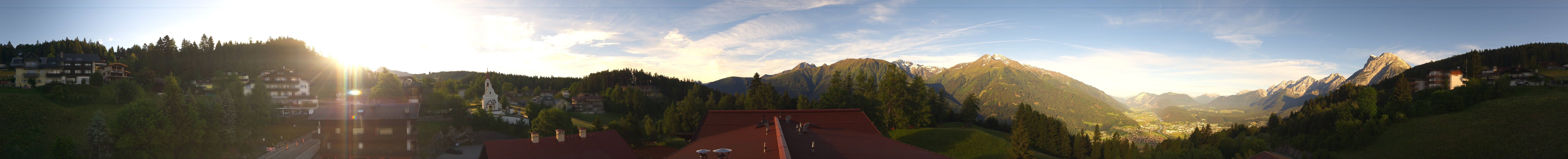 Archived image Webcam Mösern near Seefeld, Tyrol