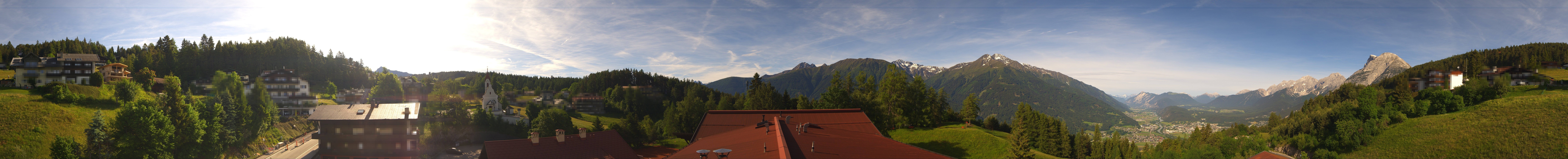 Archived image Webcam Mösern near Seefeld, Tyrol