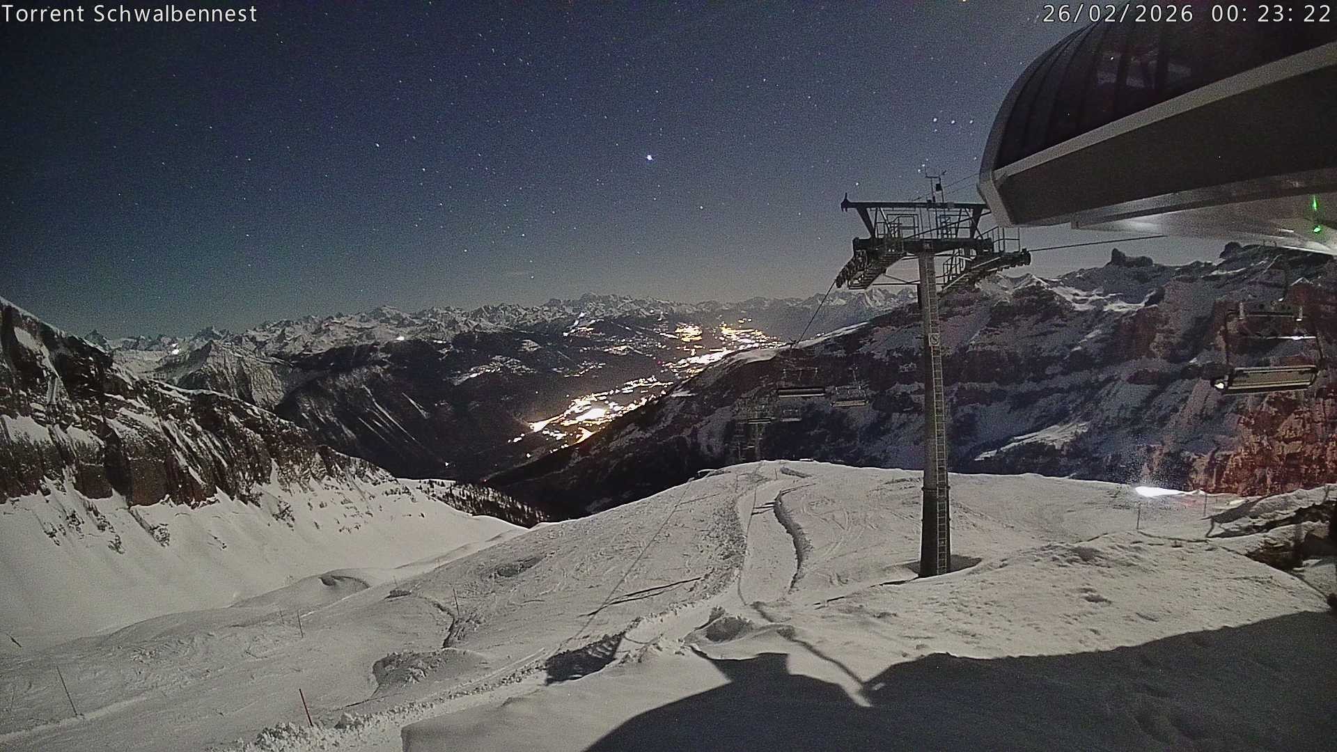 Archived image Webcam Schwalbennest- Leukerbad