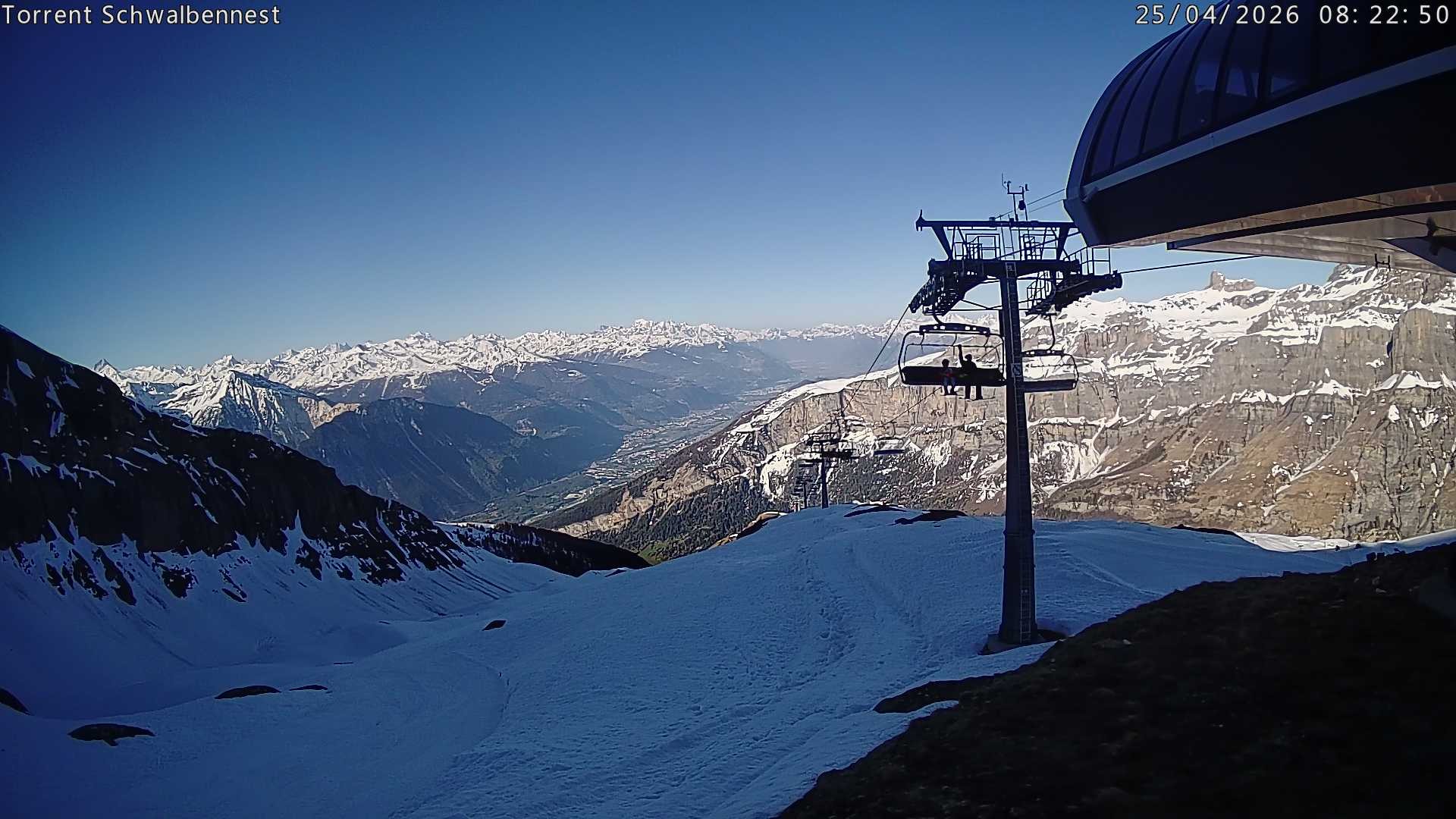 Archived image Webcam Schwalbennest- Leukerbad