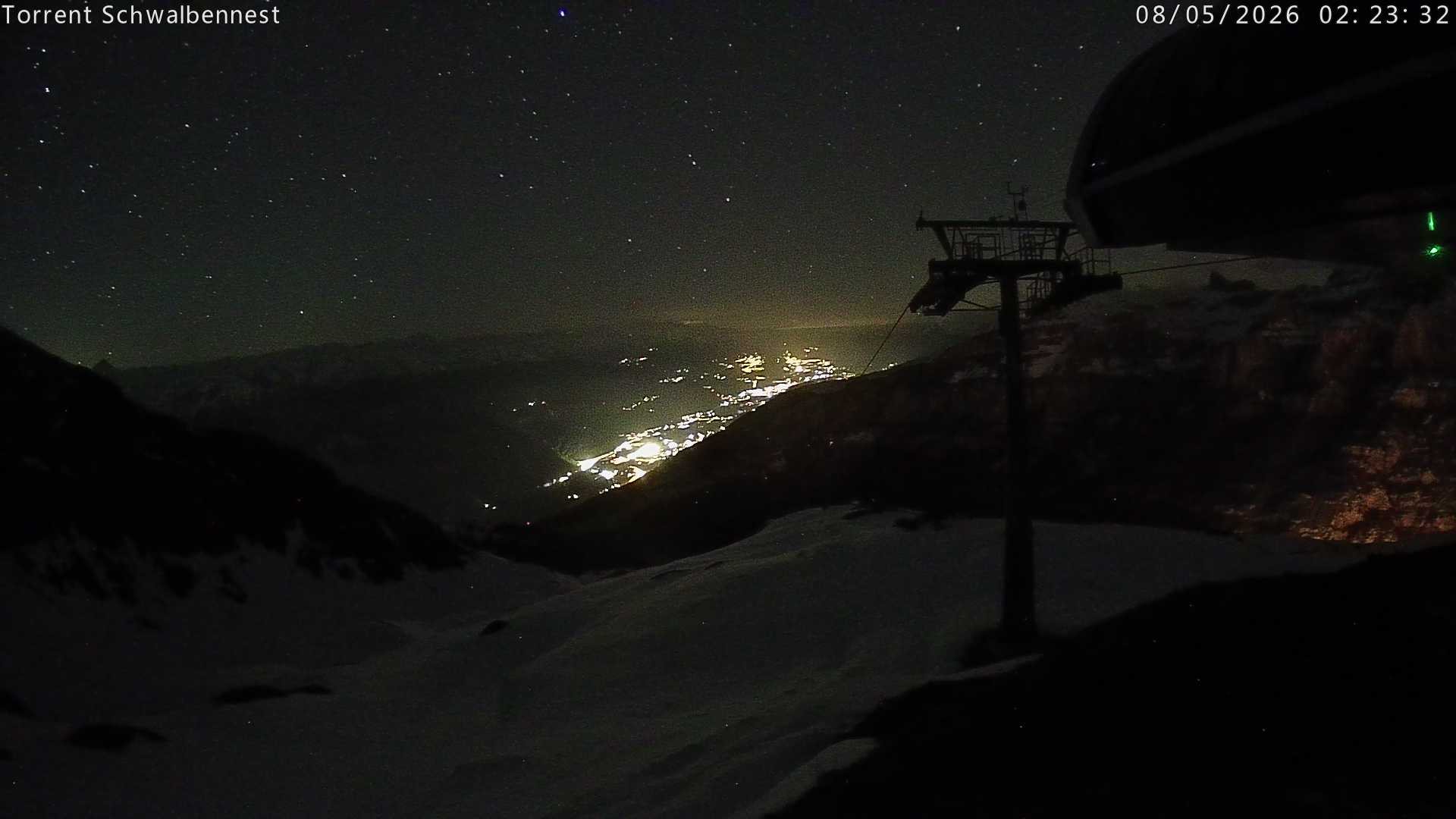 Archived image Webcam Schwalbennest- Leukerbad