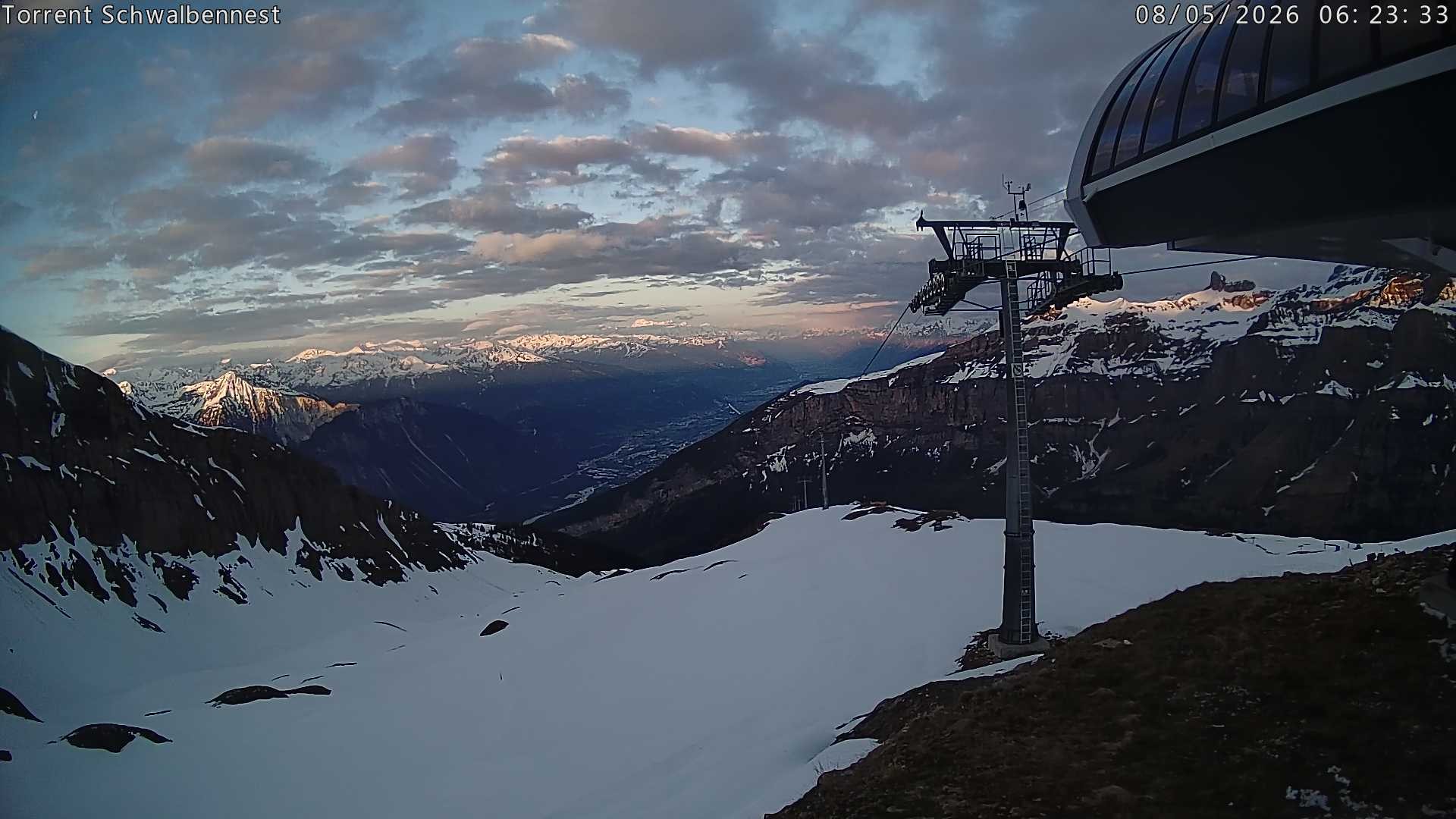 Archived image Webcam Schwalbennest- Leukerbad