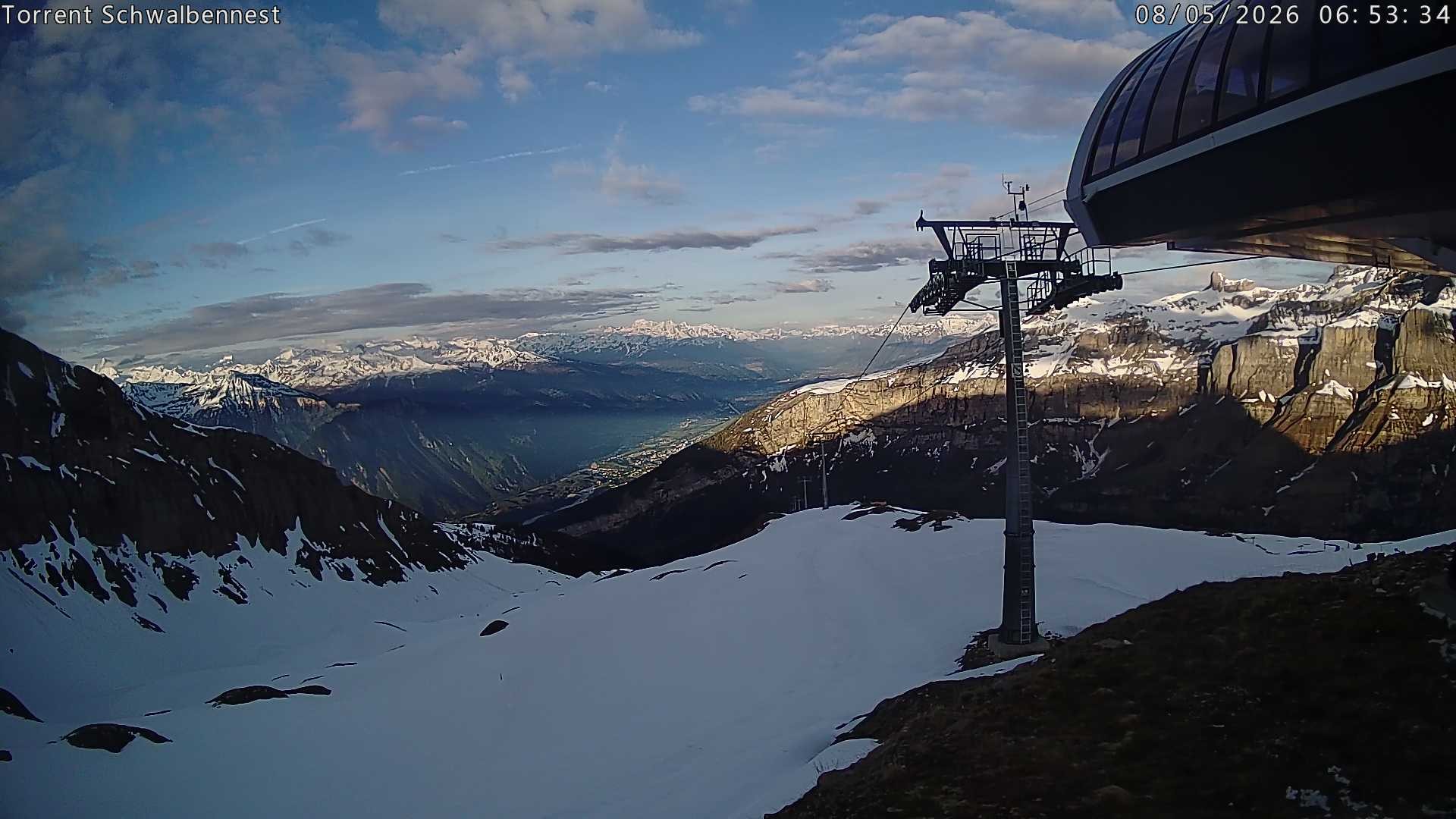 Archived image Webcam Schwalbennest- Leukerbad