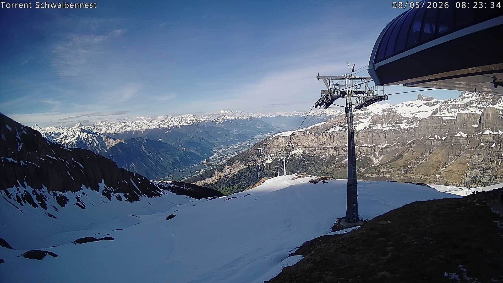 Archived image Webcam Schwalbennest- Leukerbad