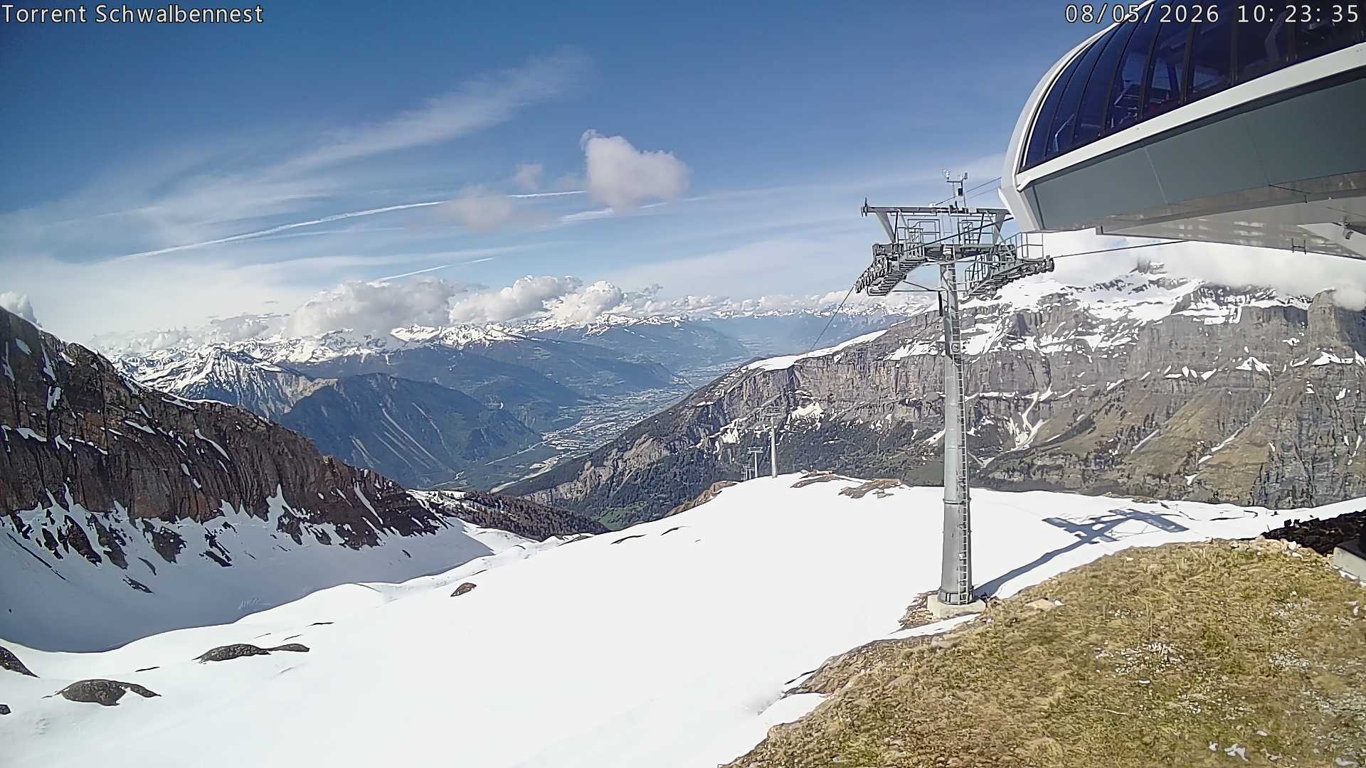 Archived image Webcam Schwalbennest- Leukerbad