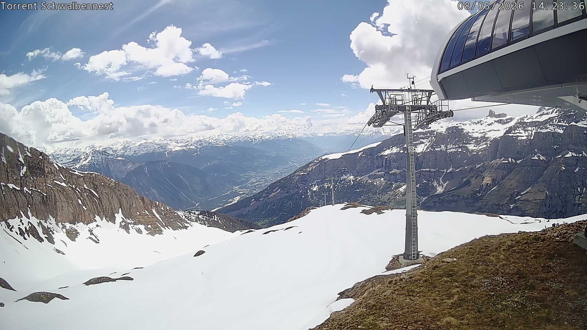Archived image Webcam Schwalbennest- Leukerbad