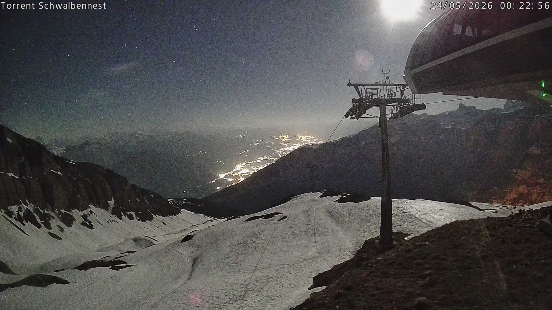 Archived image Webcam Schwalbennest- Leukerbad